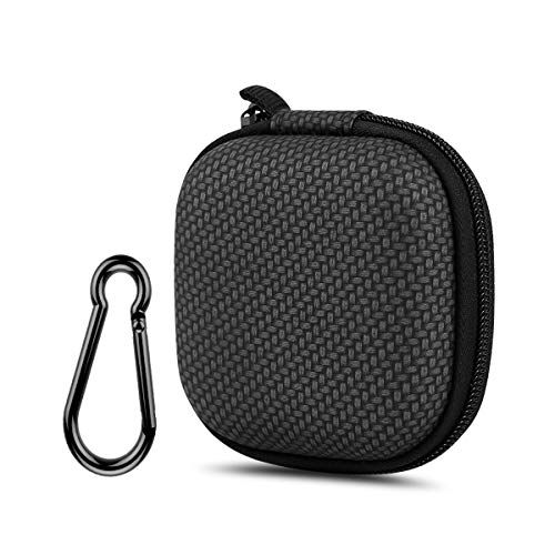 Product Cover Earphone Case, Music tracker Portable Travel EVA Headphone Storage Bag Earbud&Cell Phone Accessories Organizer Carrying Case Pouch with Carabiner