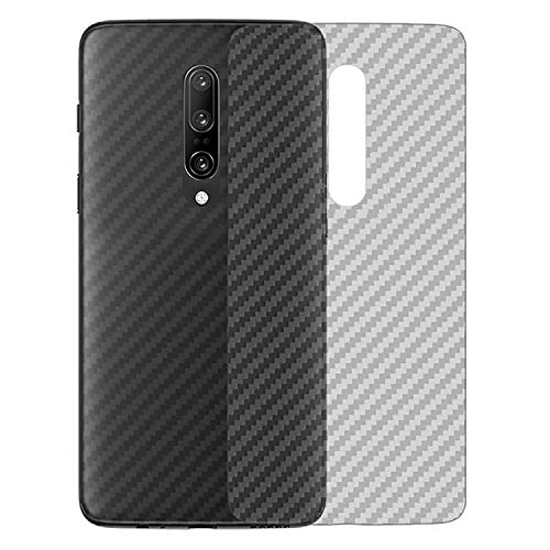 Product Cover VALUEACTIVE Safety Protective Ultra Thin Scratch-Resistant Carbon Fiber Finish Back Screen Protector Film for OnePlus 7 Pro (Transparent)