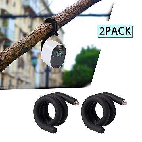 Product Cover Koroao Flexible Twist Mount for Arlo Pro 2, Arlo Ultra, Arlo Pro, Arlo Pro 3, Arlo Go - Silicone Stick -Indoor and Outdoor Use-Versatile Mounting（2-Pack）