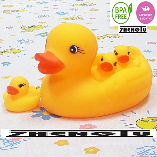 Product Cover ZHENGTU Chu Chu Duck Family Baby Bathing Toys Set