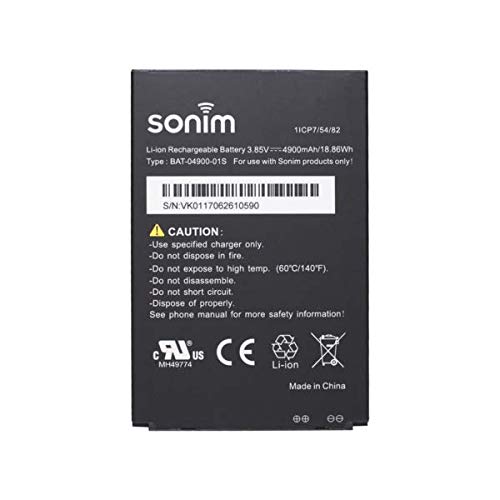 Product Cover Sonim BAT-04900-01S High Capacity, 4900mAh Lithium ion Battery for The XP8