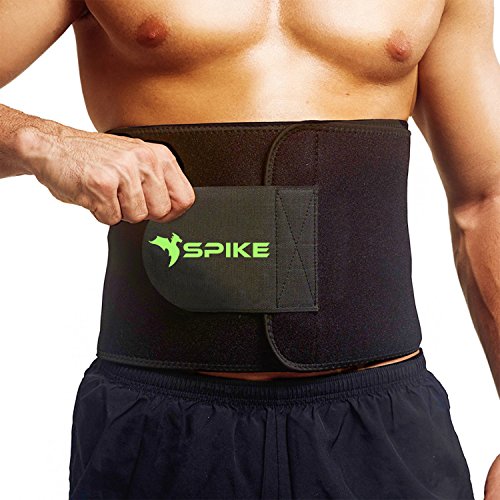 Product Cover Spike Sweat Slim Belt for Fat Loss Weight Loss and Tummy Trimming Exercise for Both Men and Women (Black)