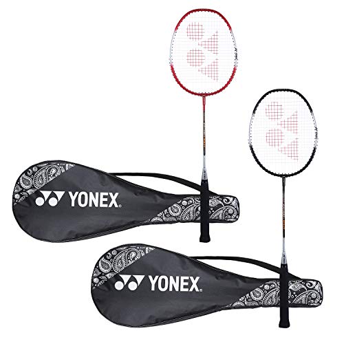 Product Cover YONEX ZR 100 Light Aluminum Blend Badminton Racquet with Full Cover, Set of 2