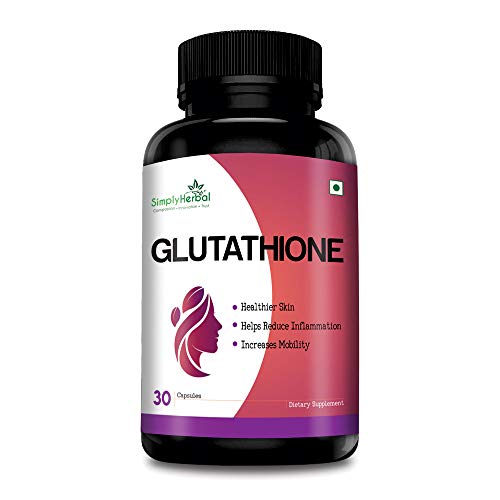 Product Cover Simply Herbal Glutathione - With Vitamin C, Vitamin E & Grapeseed Extract - 1000 mg - 30 Capsules (1)