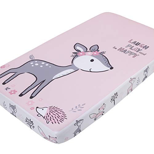 Product Cover Little Love By Nojo Sweet Deer, Grey, Pink, White \