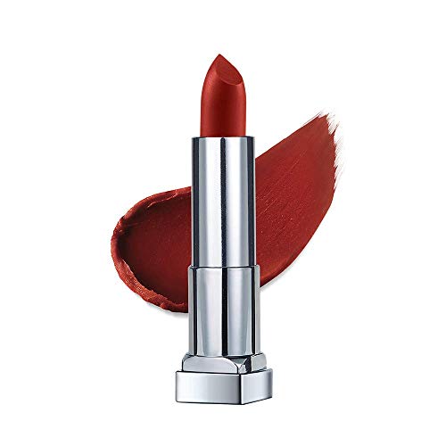 Product Cover Maybelline New York Color Sensational Creamy Matte Lipstick, The Bricks- City Heat Collection, Noho Amber 6, 3.9g