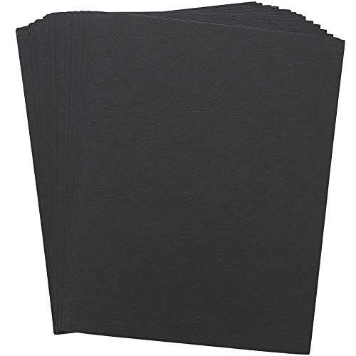 Product Cover Paper Junkie Binding Presentation Covers (100 Count), Black