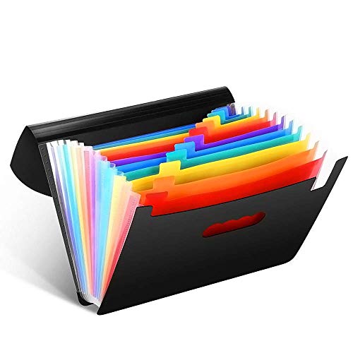 Product Cover Paper Organizer, Expanding File Folder Letter Size Portable Document A4 (13 Colors File Floder Cover)