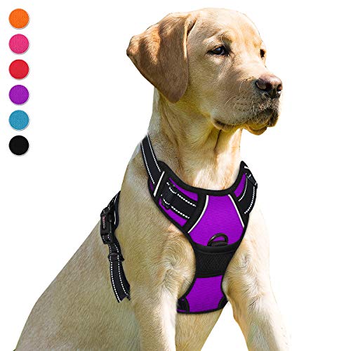 Product Cover BARKBAY Dog Harness No-Pull Pet Harness Adjustable Outdoor Pet Vest 3M Reflective Oxford Material Vest for Dogs Easy Control for Small Medium Large Dogs