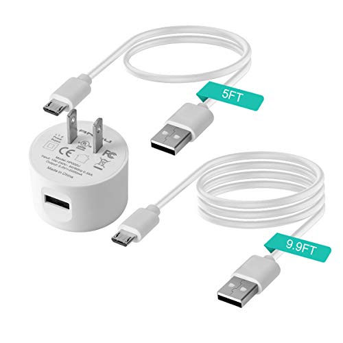 Product Cover LANMU Micro USB Power Cord Adapter for Infant Optics DXR-8 Baby Monitor (Monitor Unit) with 2 Charging Cable