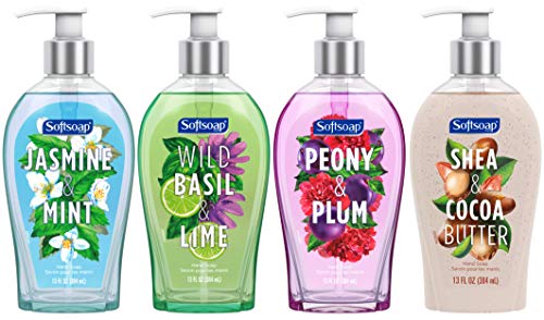 Product Cover Softsoap Liquid Hand Soap Pump Variety Pack, 13 fluid ounce (4 Pack)