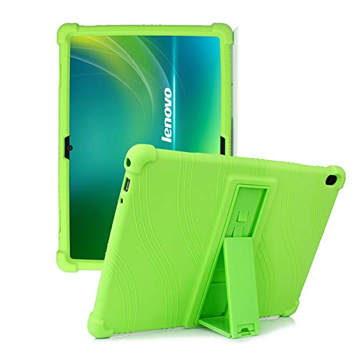 Product Cover HminSen Case for Lenovo Tab M10 / P10, [Anti Slip] Colorful Shockproof Protective Silicone Case for Lenovo Tab M10 (TB-X605F) /P10 (TB-X705F) 10.1