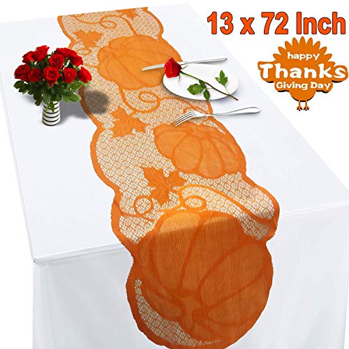 Product Cover Valentines Table Runner Red Heart Print Valentines Day Decorations 1372 Inch Lace Love Table Runner for Home Wedding Party/St Patrick's Day/Thanksgiving/Mother's Day/Valentines Day Table Decorations