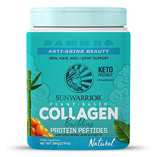 Product Cover Sunwarrior Vegan Collagen Building Protein Peptides with Hyaluronic Acid & Biotin (Natural)(Vegan)