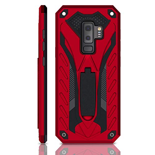 Product Cover Samsung Galaxy S9 Plus Case | Military Grade | 12ft. Drop Tested Protective Case | Kickstand | Wireless Charging | Compatible with Galaxy S9 Plus - Red
