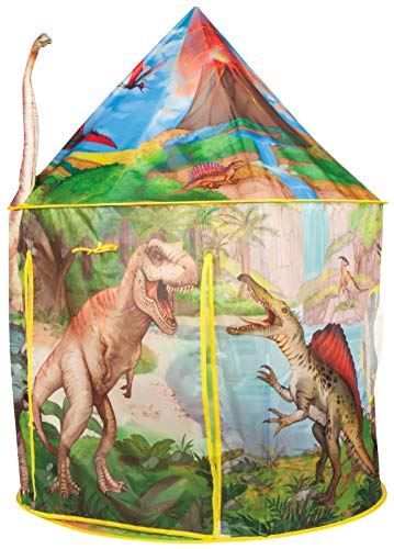 Product Cover Dinosaur Play Tent Playhouse | Incredibly Realistic Dinosaur Design for Indoor and Outdoor Fun, Imaginative Games & Gift | Foldable Playhouse Toy + Carry Bag for Boys & Girls | by Imagenius Toys