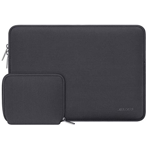 Product Cover MOSISO Water Repellent Neoprene Sleeve Bag Cover Compatible with 13-13.3 inch Laptop with Small Case, Space Gray