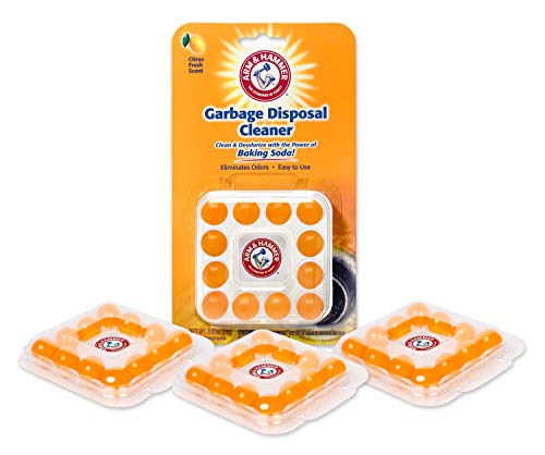 Product Cover Arm & Hammer Sink Garbage Disposal Cleaner, Freshener & Deodorizer Capsules Citrus Scent, with Power of Baking Soda - 48 Count