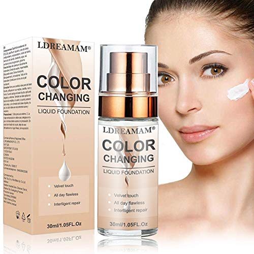 Product Cover Foundation Cream,Liquid Foundation,Hides Wrinkles & Lines,BB Cream,Covering Imperfections Liquid Complete Foundation Cover, Fluid Foundation Color Changing Flawless,Universal Shade for ALL Skin Types