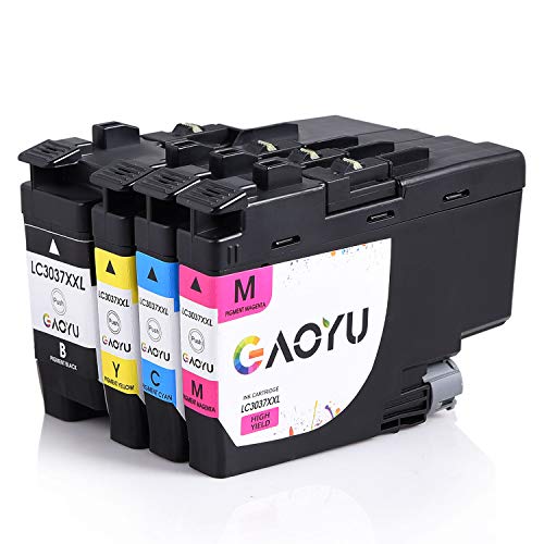 Product Cover LC3037XXL, GAOYU Compatible Ink Cartridge Replacement for Brother LC3037XXL LC3039 Super High-Yield with Brother MFC-J5845DW MFC-J5945DW MFC-J6545DW MFC-J6945DW Printer, 4 Pack CMYBK