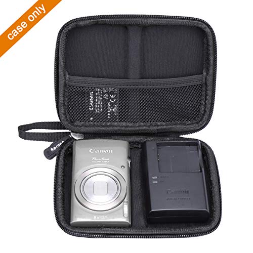 Product Cover Aproca Hard Travel Storage Case for Canon PowerShot ELPH 180 Digital Camera (Grey)