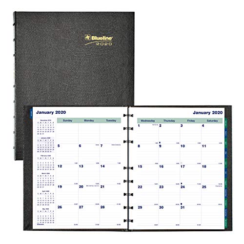Product Cover Blueline 2020 Miraclebind/CoilPro Monthly Planner, 17 Months (August 2019 - December 2020), 9.25 x 7.25 Inches, Black (CF1200C.81-20)