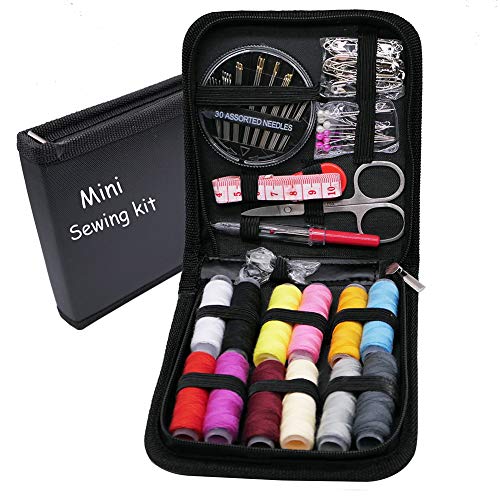 Product Cover Sewing Kit, Portable Mini Sewing Kits for Adults, Kids, Traveler, Starter, Home Repair&Mending, Sewing Supplies with XL Spools Thread, Large Scissors, Durable Needles, and Other Accessories