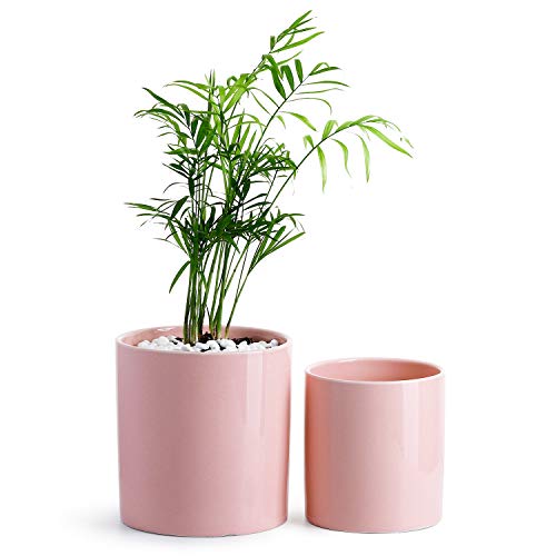 Product Cover POTEY Ceramic Planter Flower Plant Pot - 4.9