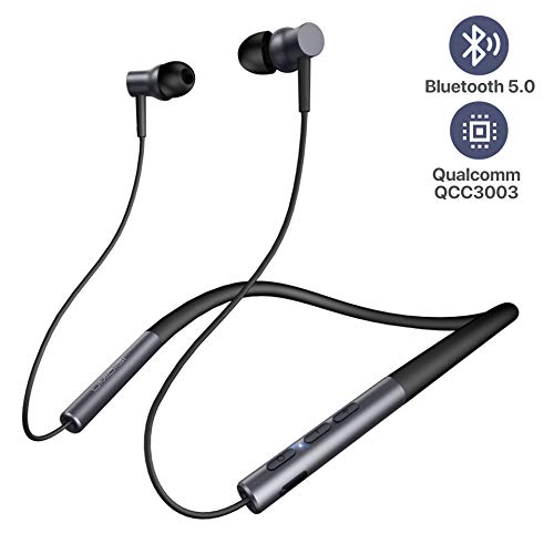Product Cover Wireless Bluetooth Headphones, Bluetooth Earbuds Wireless in-Ear Neckband Bass Headphones, UMIDIGI Ubeats Bluetooth 5.0 Waterproof Magnetic Earphones with Mic (12 Hours Play Time, Cvc6.0, IPX5)