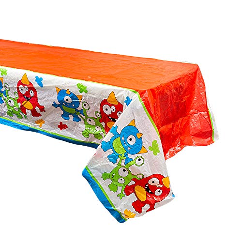 Product Cover Monster Party Table Covers (2), Monster Party Supplies, Monster Table Setting
