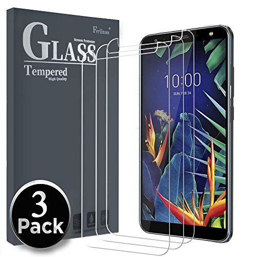 Product Cover Ferilinso [3 Pack] Screen Protector for LG K40 / LG K12 Plus / LG X4 2019 / LG LMX420 Screen Protector, Tempered Glass Screen Protector