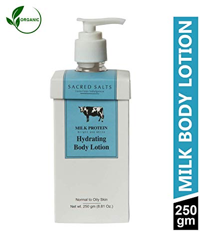 Product Cover Sacred Salts Milk Protein Body Lotion Moisturiser for Nourished & Soft Skin | Organic & Natural | Men & Women - 250gm