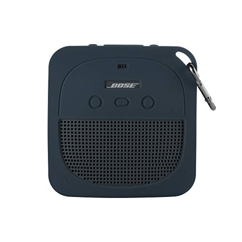 Product Cover TXEsign Protective Silicone Stand Up Case for Bose Soundlink Micro Waterproof Bluetooth Portable Speaker (Dark Blue)