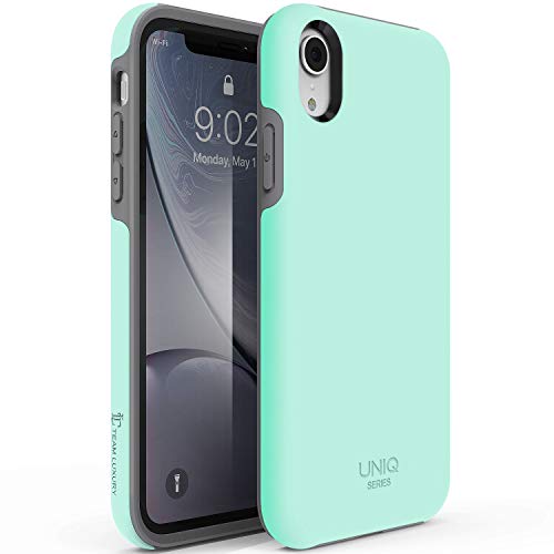 Product Cover TEAM LUXURY iPhone XR Case, [UNIQ Series] Turquoise Ultra Defender Shockproof Hybrid Slim Protective Cover Phone Case for Apple iPhone XR 6.1