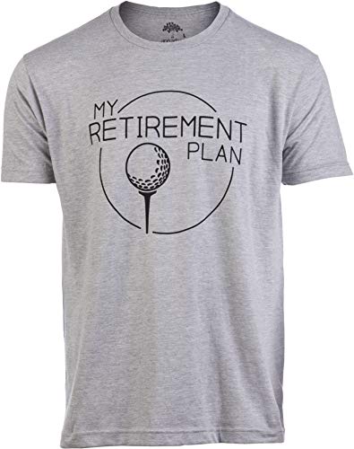 Product Cover My (Golf) Retirement Plan | Funny Saying Golfing Shirt Golfer Ball Humor for Men T-Shirt-(Adult,XL)