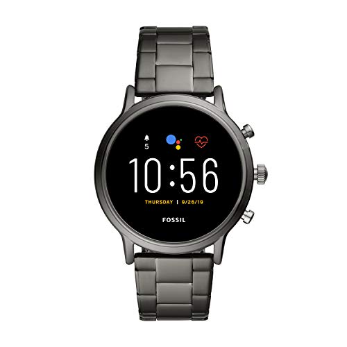 Product Cover Fossil Gen 5 Carlyle HR Heart Rate Stainless Steel Touchscreen Smartwatch, Color: Smoke (Model: FTW4024)