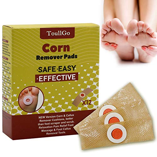 Product Cover Corn Remover Pads, Corn Removal, Corn Remover, Corn Wart Remover, Corn Callus Remover, It is a Better Solution for People Who Suffer The Pain of Corn, 12Pcs/Box