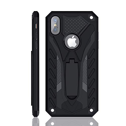 Product Cover iPhone Xs Max Case | Military Grade | 12ft. Drop Tested Protective Case | Kickstand | Wireless Charging | Compatible with Apple iPhone Xs Max - Black