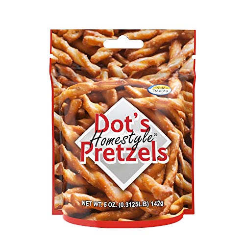 Product Cover Dot's Homestyle Pretzels 5 oz. Bag (Single Bag) Snack Sized Seasoned Pretzel Snack Sticks