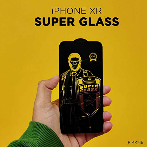Product Cover Pikkme 9H Iphone XR Tempered Glass Screen Protector [ HD ] with Installation Kit for Apple Iphone XR