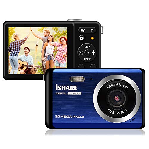 Product Cover Compact Digital Camera, Rechargeable 20MP Kids Camera with 2.8