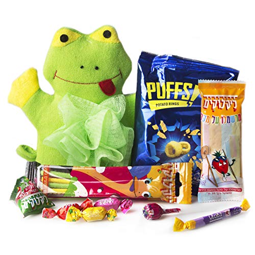 Product Cover Kosher Camp Packages and Gifts - Kosher Snack and Kosher Candy - Oh! Nuts (Frog Bath Scrubber)