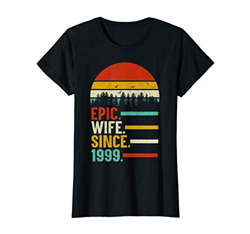 Product Cover Womens Epic Wife Since 1999, 20th Wedding Anniversary Gift For Her T-Shirt