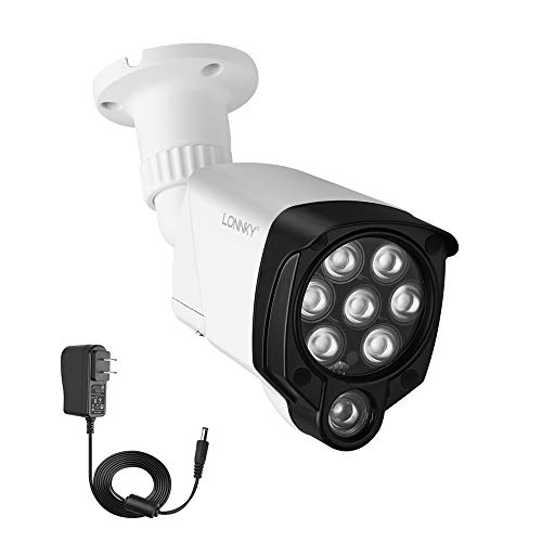Product Cover LONNKY LED IR Illuminator Wide Angle 8-LEDs 90 Degree 100Ft IR Infrared Flood Light for CCTV Security Cameras, IP Camera, Bullet Camera, Dome Camera, Suitable for Outdoor Use(White)