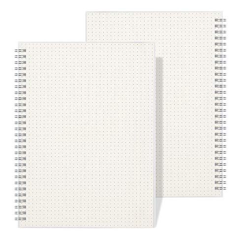 Product Cover RETTACY Dotted Bullet Grid Journal with Transparent Hardcover,Wirebound Notebook 7.3