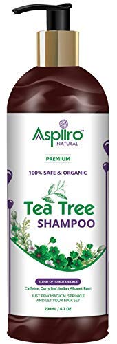 Product Cover Aspiiro Natural Tea Tree Oil Special Shampoo - 6.7 OZ - Sulfate & Paraben Free | For Itchy & Dry Scalp Treatment