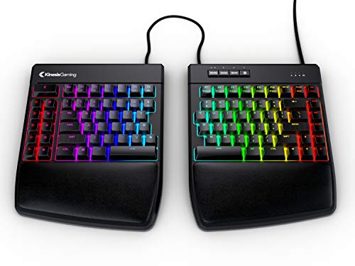 Product Cover KINESIS Gaming Freestyle Edge RGB Split Mechanical Keyboard (MX Speed Silver)