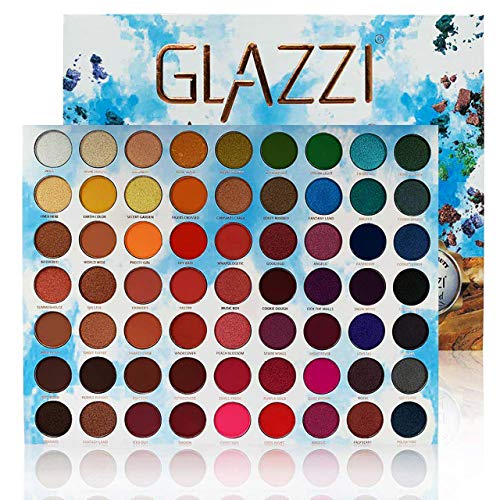 Product Cover GLAZZI Makeup Palette 63 Colors Shimmer and Matte Eyeshadow Supper Pigmented Long Lasting with Mirror Stage Colorful Make up Palette Professional Cosmetic Big Tray Powder Eye Shadow
