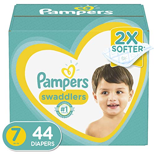 Product Cover Diapers Size 7, 44 Count - Pampers Swaddlers Disposable Baby Diapers, Super Pack