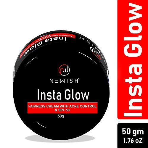 Product Cover Newish Insta Glow Fairness Cream for Face and Skin Whitening Face Cream for Men and Women, 50 g